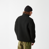 HAFDALS EMB ZIP FLEECE __color:Black#2