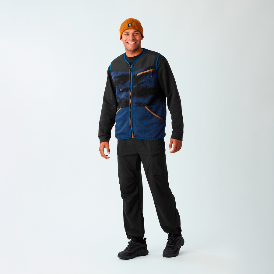 GAMVIK FLEECE VEST __color:Patriot_Blue_Retro_Fusi#0