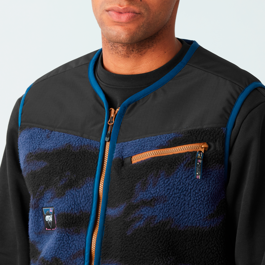 GAMVIK FLEECE VEST __color:Patriot_Blue_Retro_Fusi#4