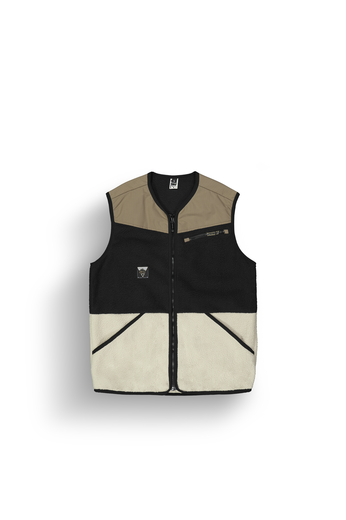 GAMVIK FLEECE VEST __color:Pure_Cashmere_Black#13