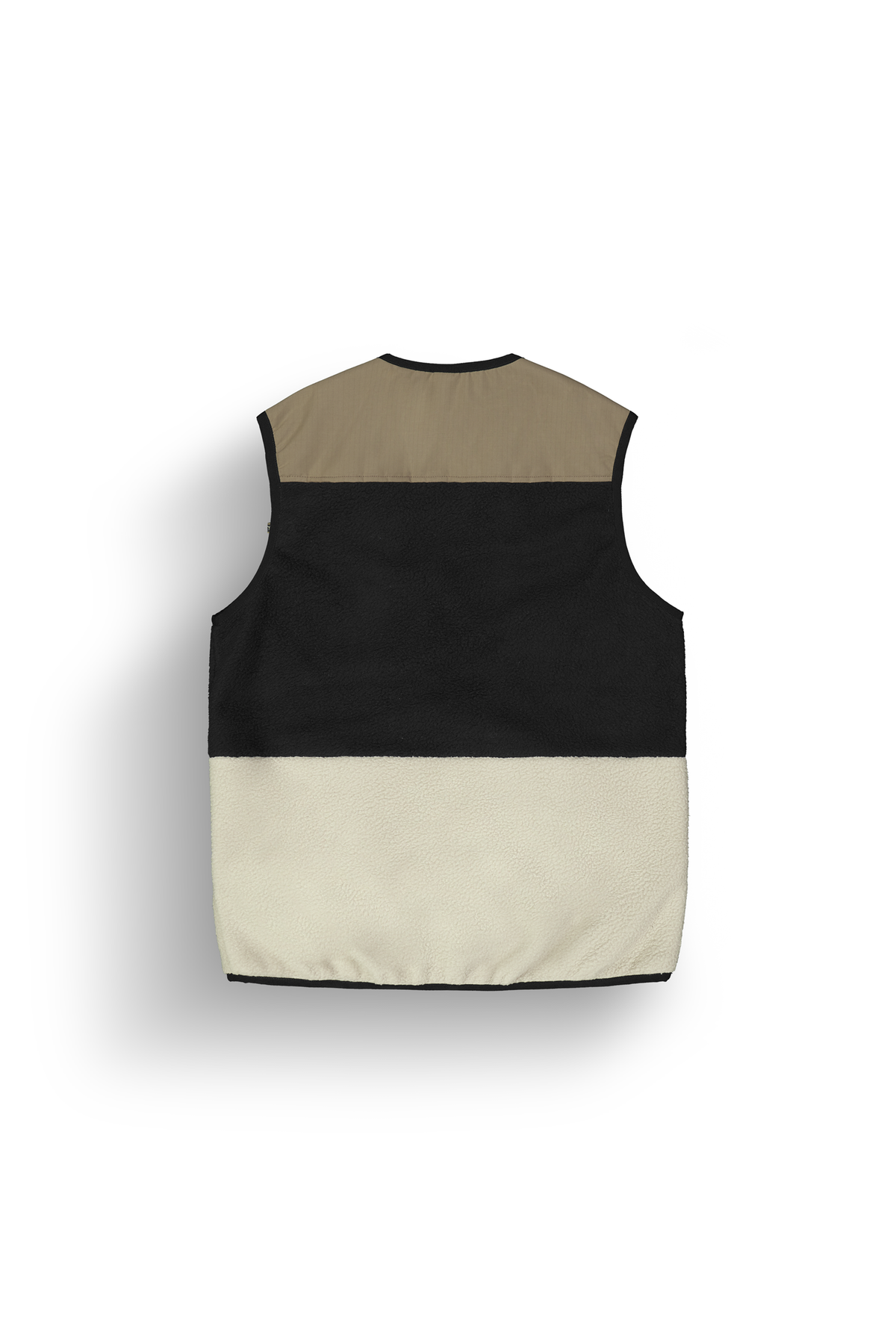 GAMVIK FLEECE VEST __color:Pure_Cashmere_Black#14