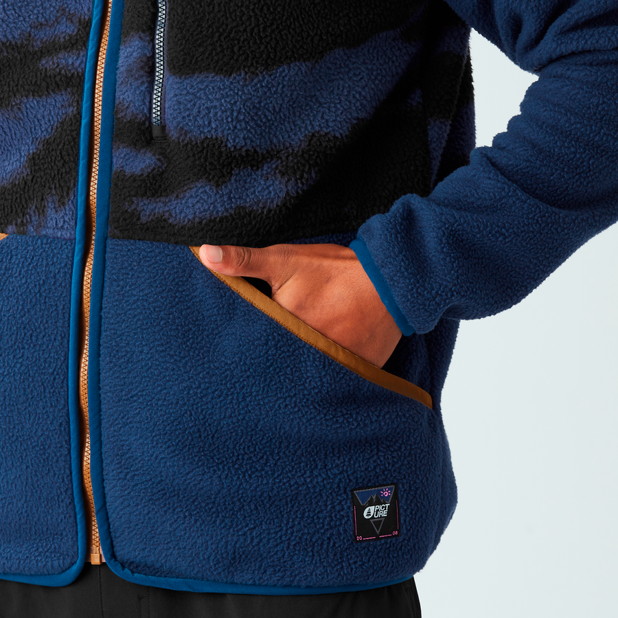 GAMVIK FLEECE JKT __color:Patriot_Blue_Retro_Fusi#3