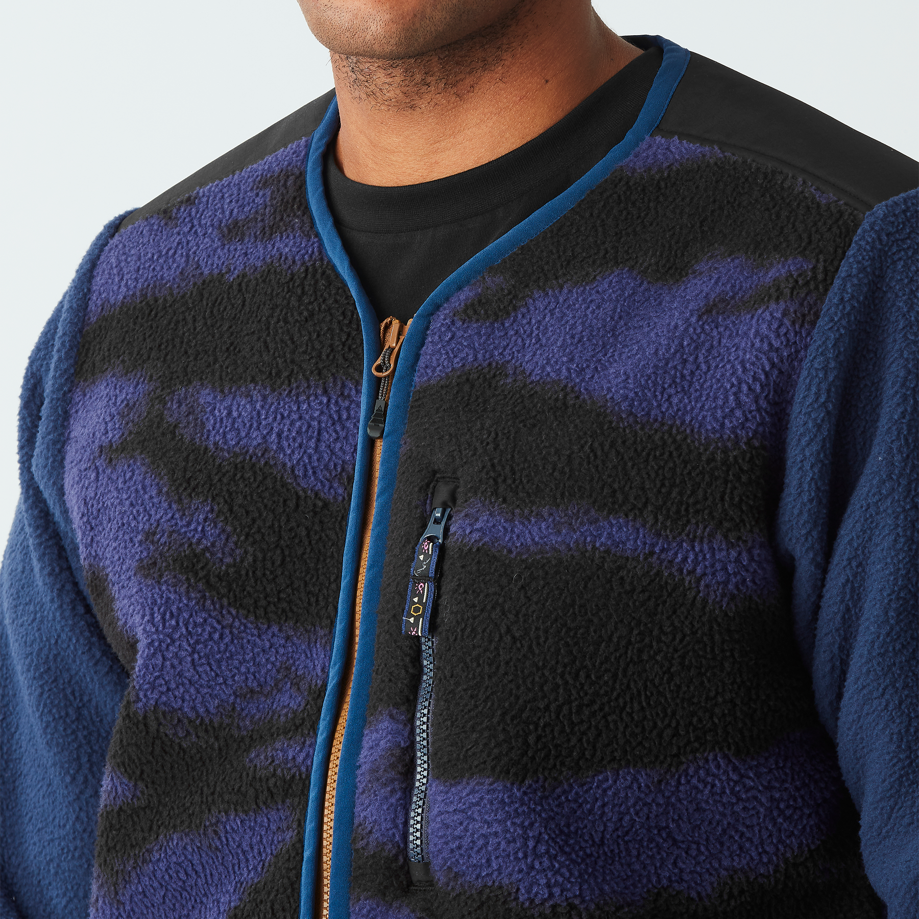 GAMVIK FLEECE JKT __color:Patriot_Blue_Retro_Fusi#4