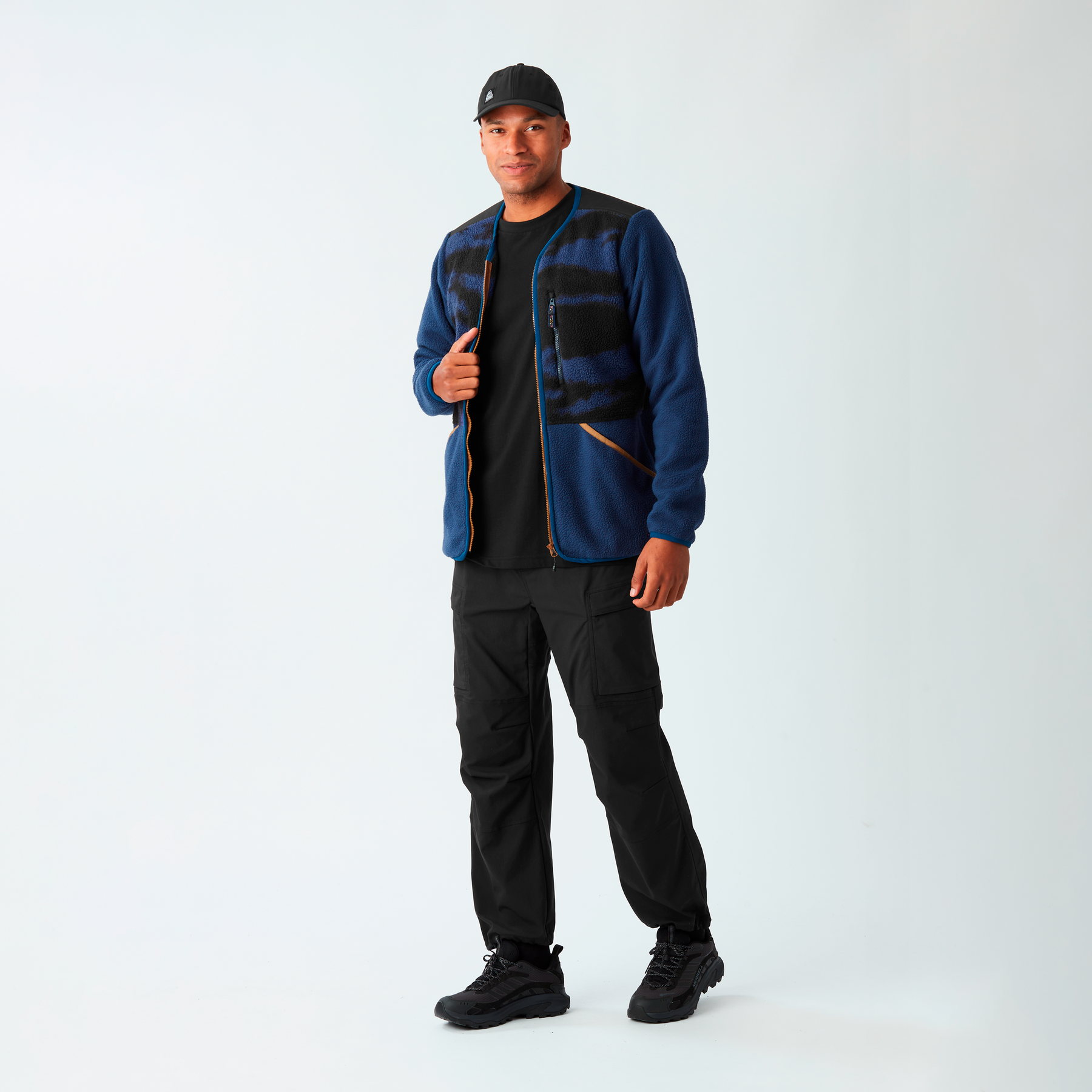 GAMVIK FLEECE JKT __color:Patriot_Blue_Retro_Fusi#5