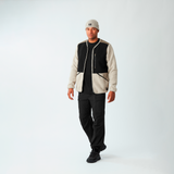 GAMVIK FLEECE JKT __color:Pure_Cashmere_Black#14