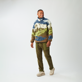 HAFDALS ZIP FLEECE __color:Cloudy_Landsc_Sherpa_M#1