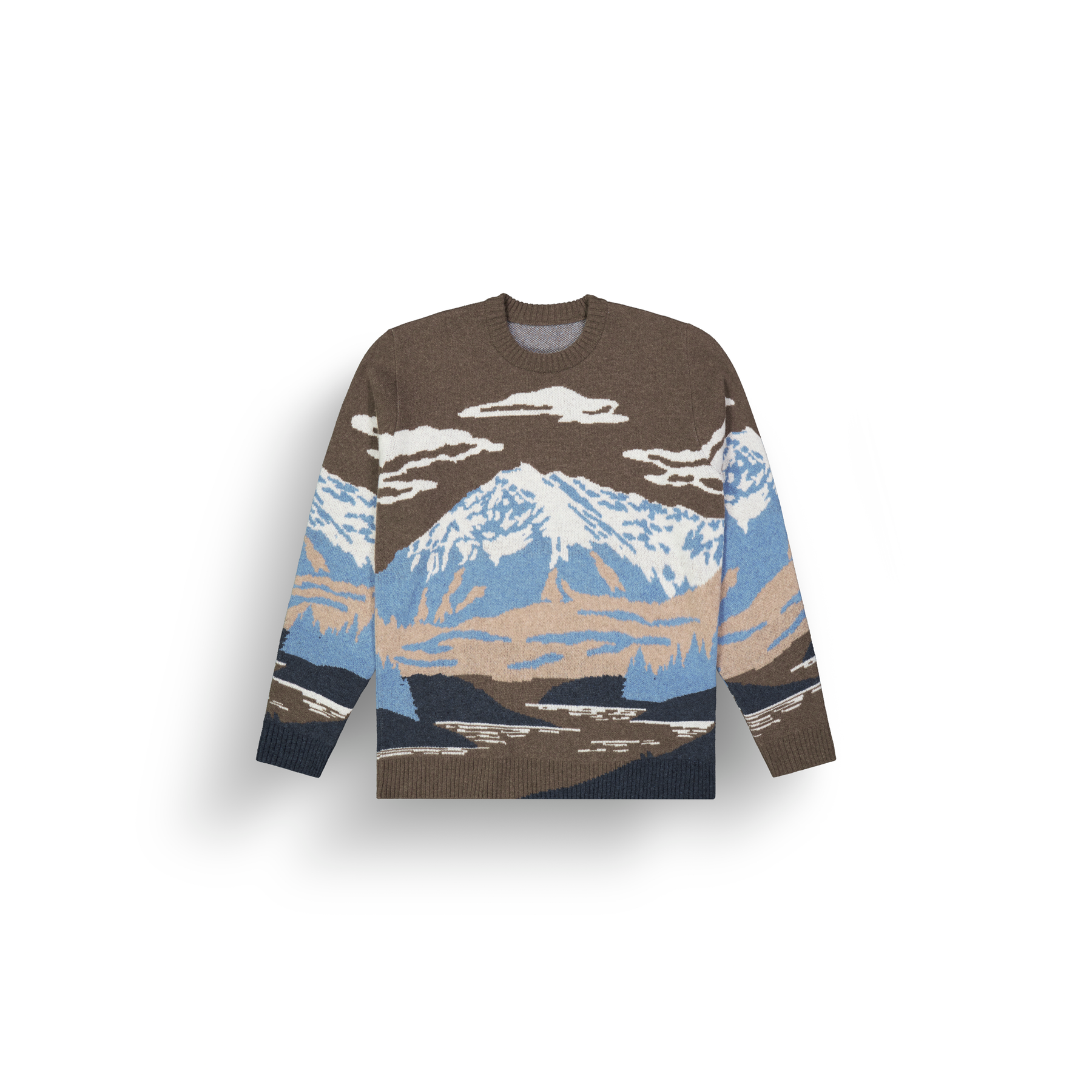 GIBOW KNIT SWEATER __color:Cloudy_Landscape_Men#3
