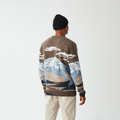 GIBOW KNIT SWEATER __color:Cloudy_Landscape_Men#2