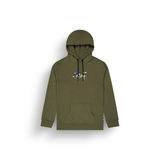BASEMENT CAMO PRT HOODIE __color:Tobacco#17