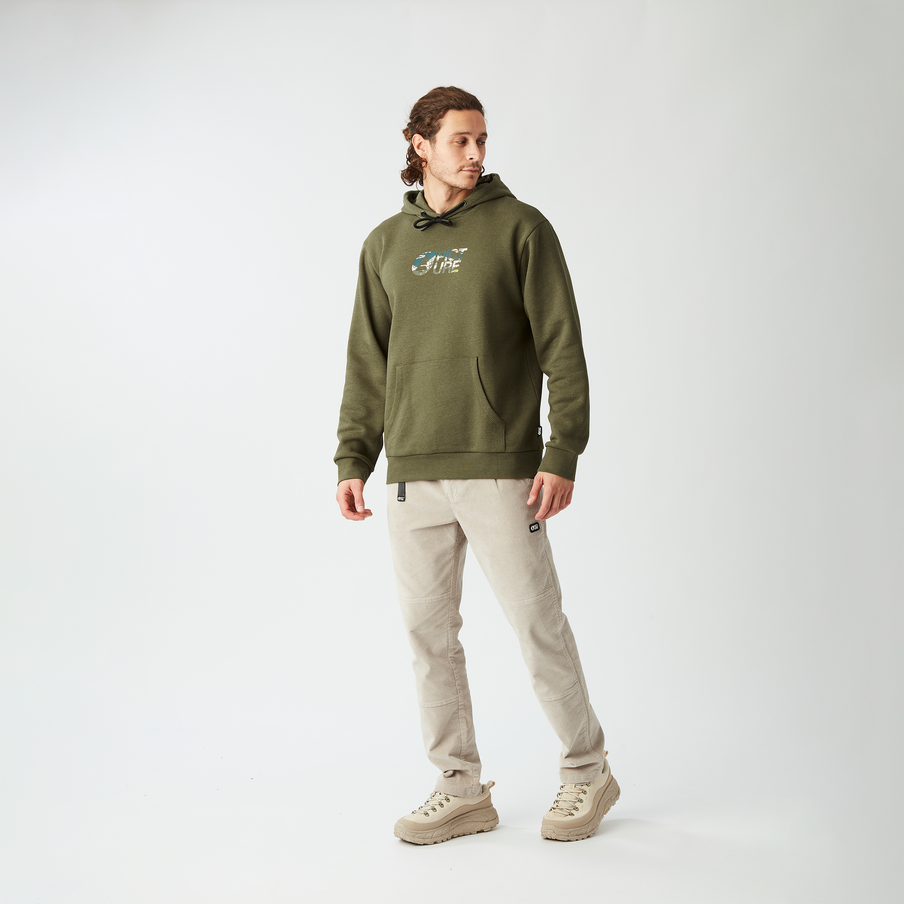 BASEMENT CAMO PRT HOODIE __color:Tobacco#14