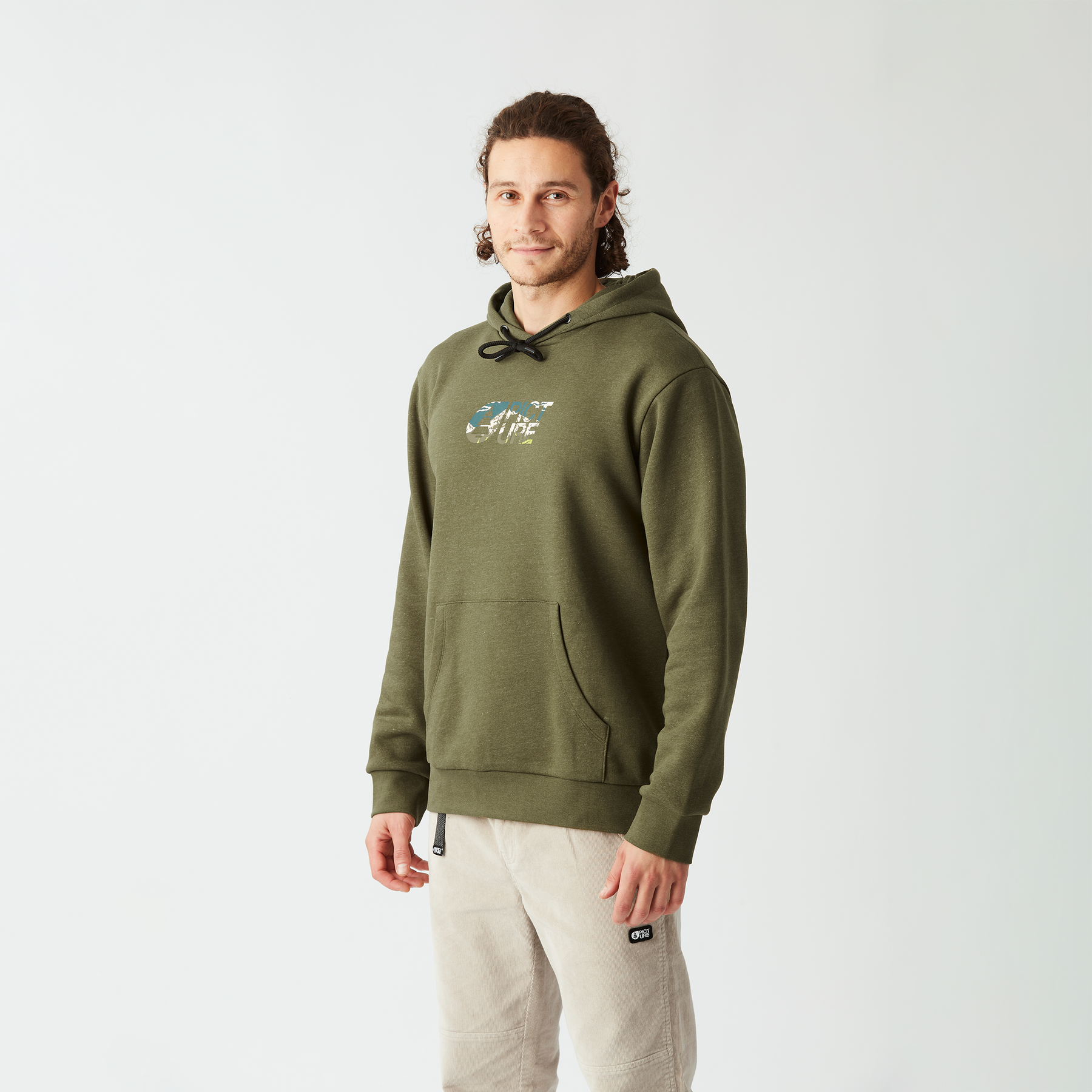 BASEMENT CAMO PRT HOODIE __color:Tobacco#13