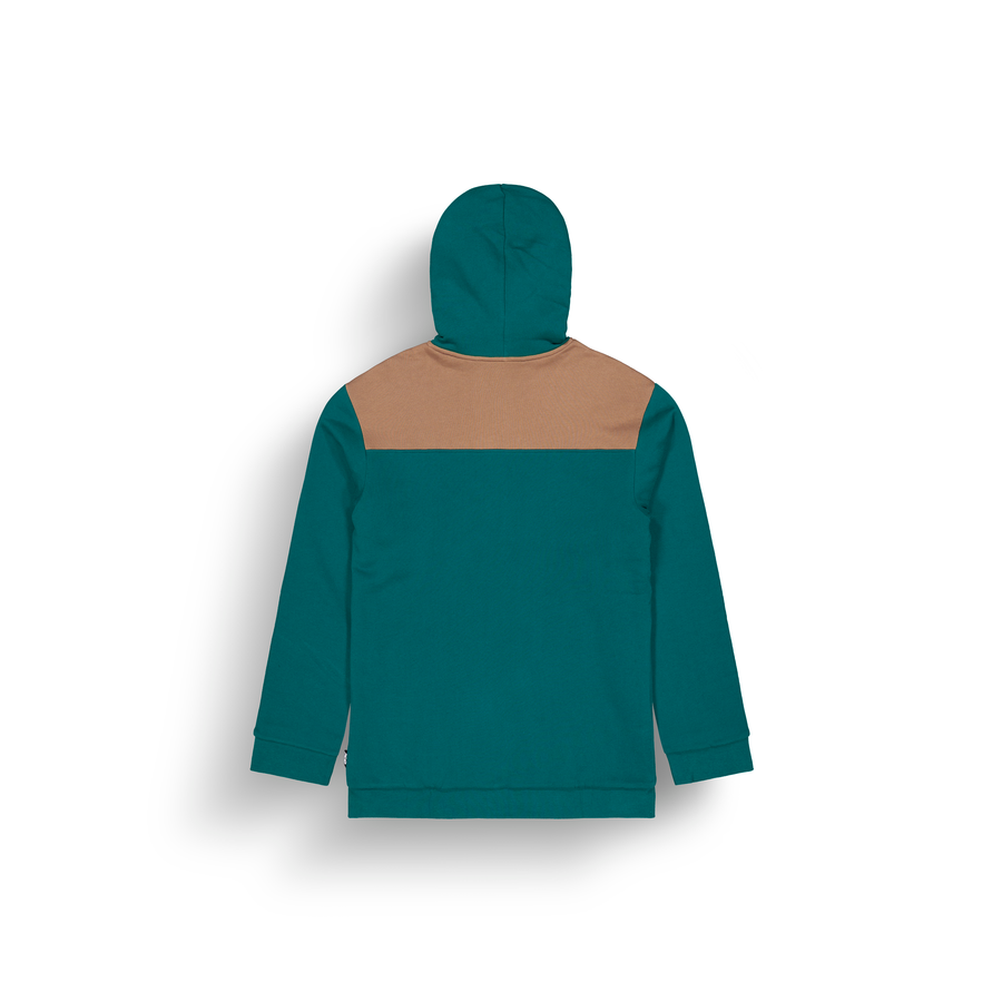 BASEMENT PLUSH ZIP HOODIE __color:Deep_Water#7