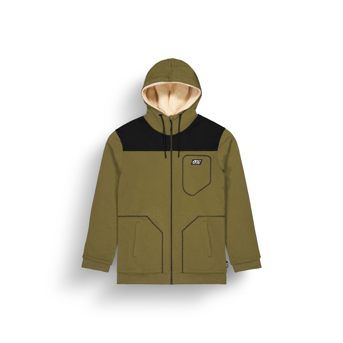 BASEMENT PLUSH ZIP HOODIE __color:Tobacco#21