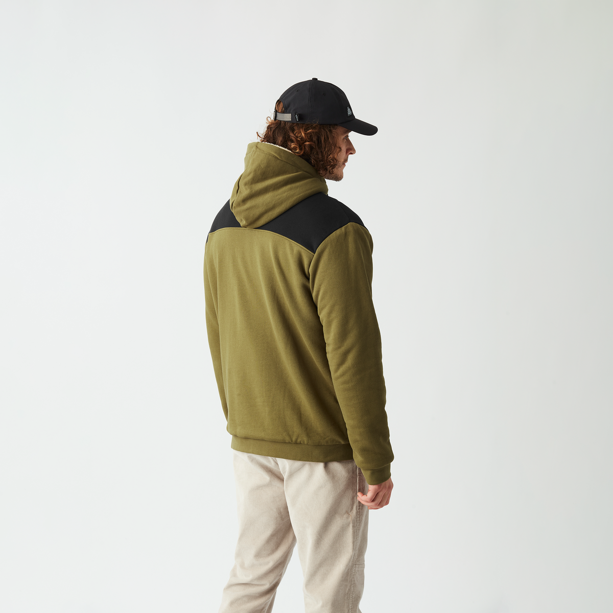 BASEMENT PLUSH ZIP HOODIE __color:Tobacco#18