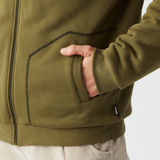 BASEMENT PLUSH ZIP HOODIE __color:Tobacco#20