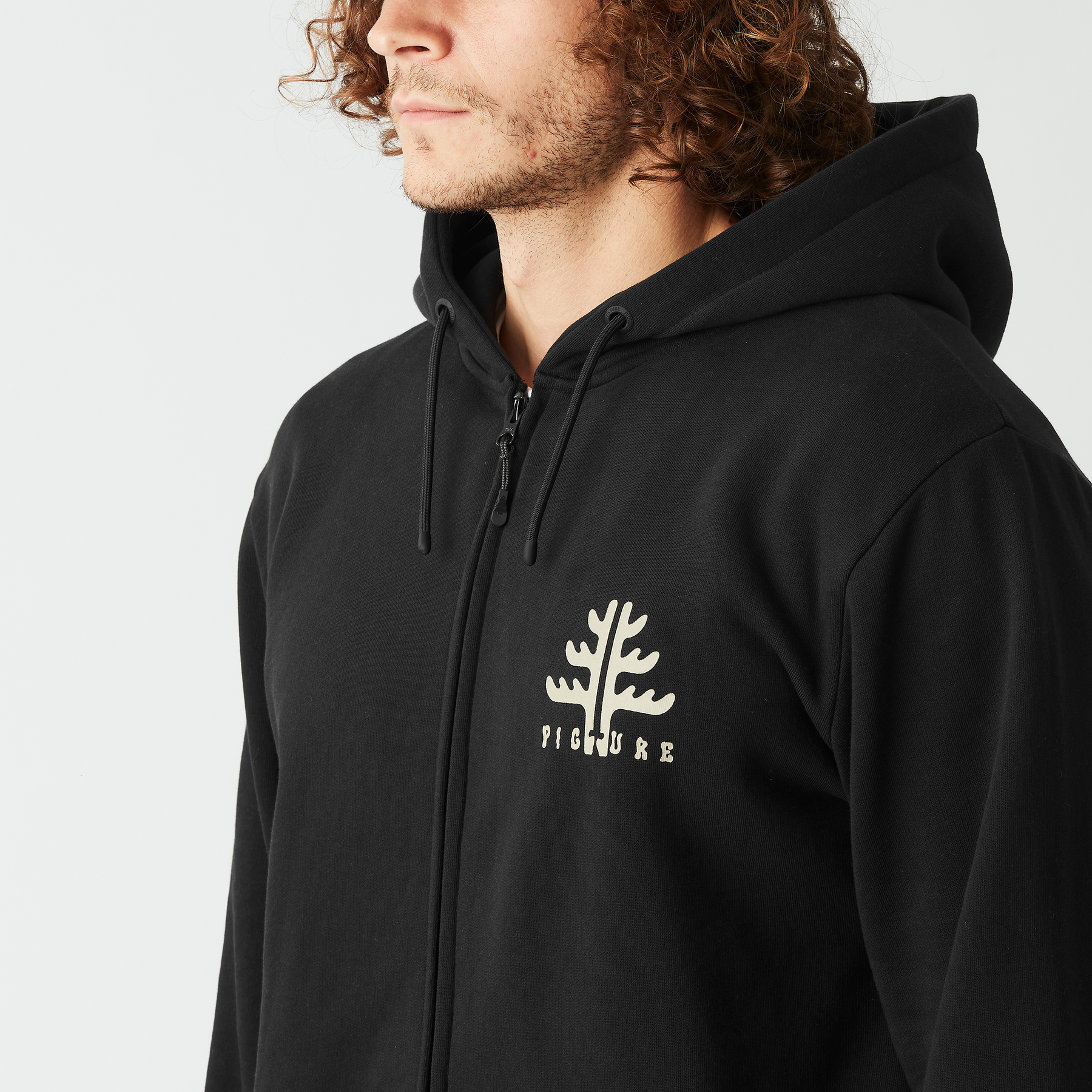 OUVEA ZIP HOODIE __color:Black#3