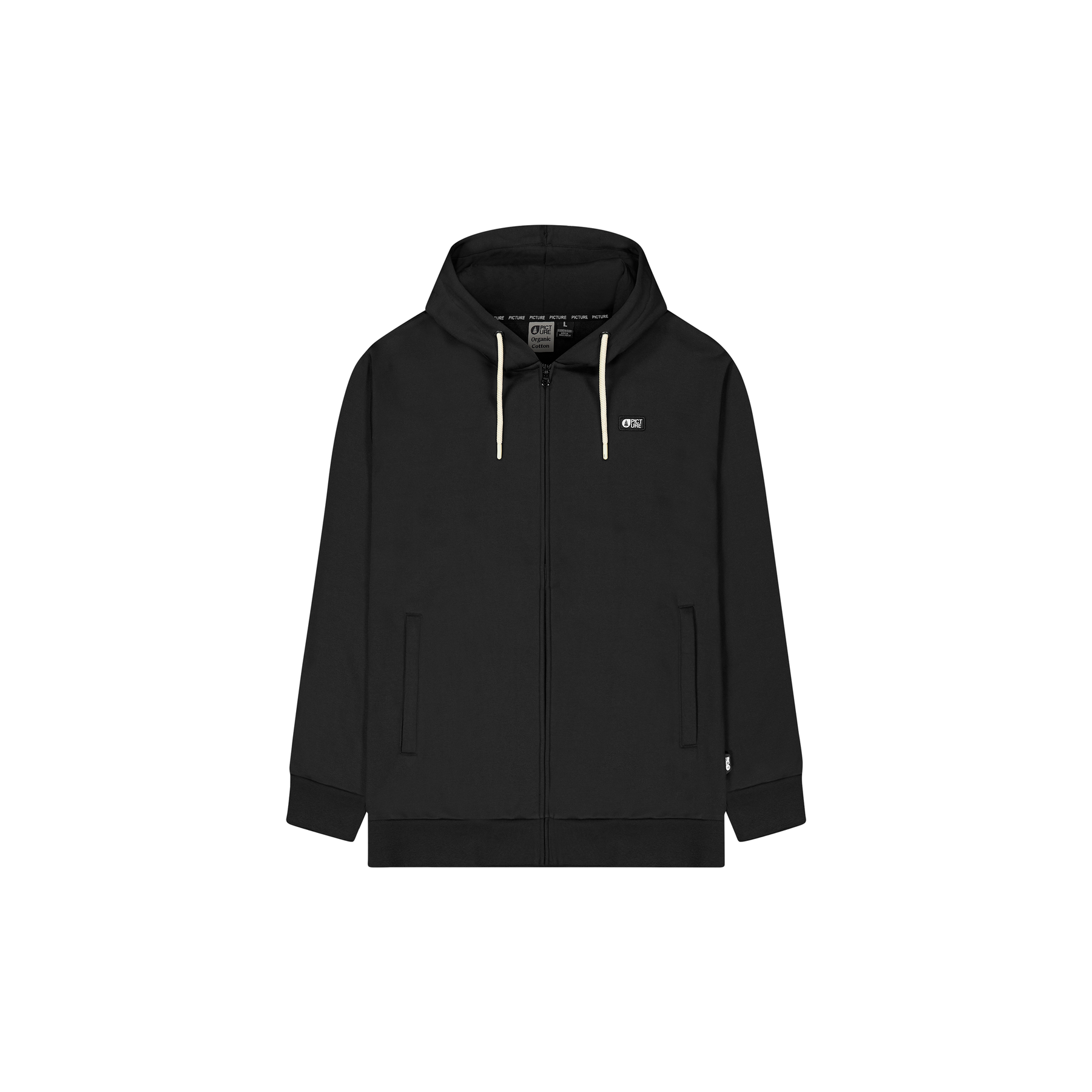 YORRA ZIP HOODIE __color:Black#5