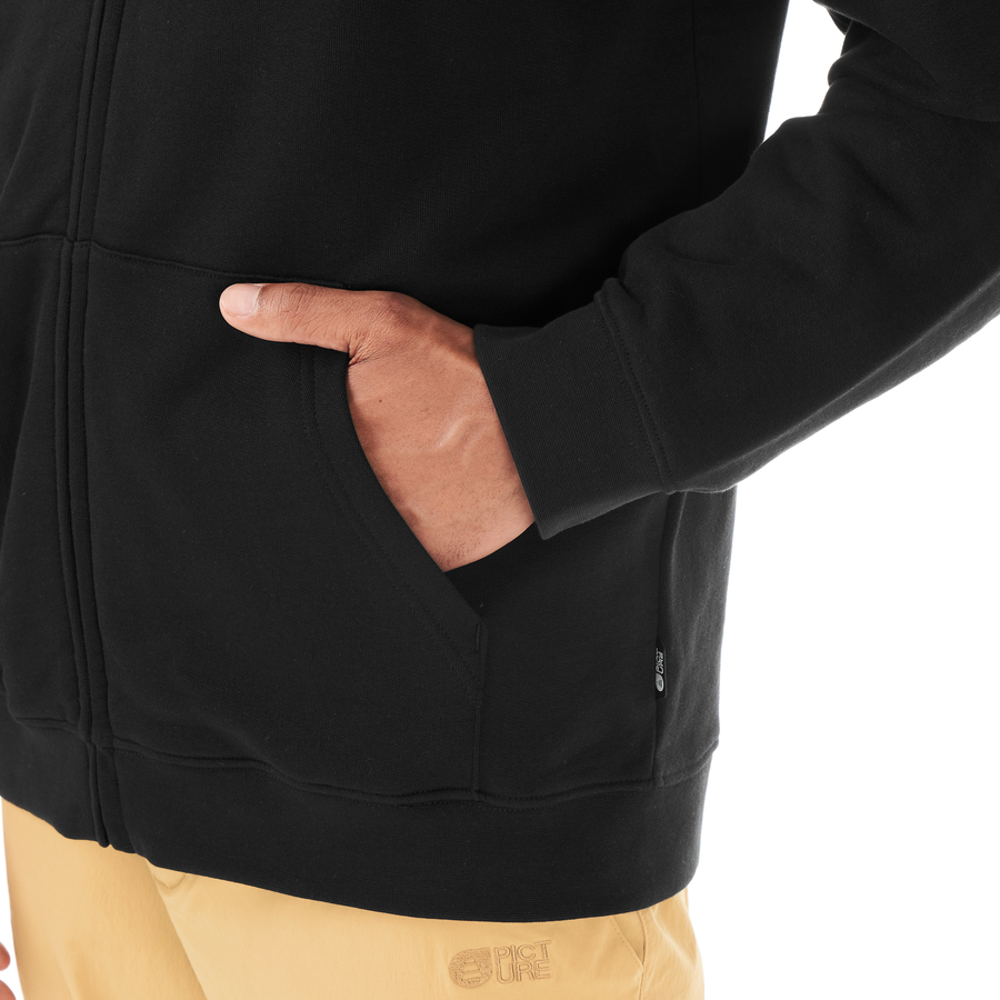 ENDAKO ZIP HOODIE __color:Black#13