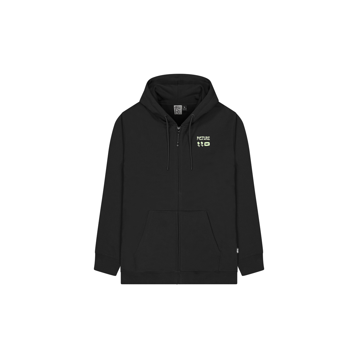 ENDAKO ZIP HOODIE __color:Black#15