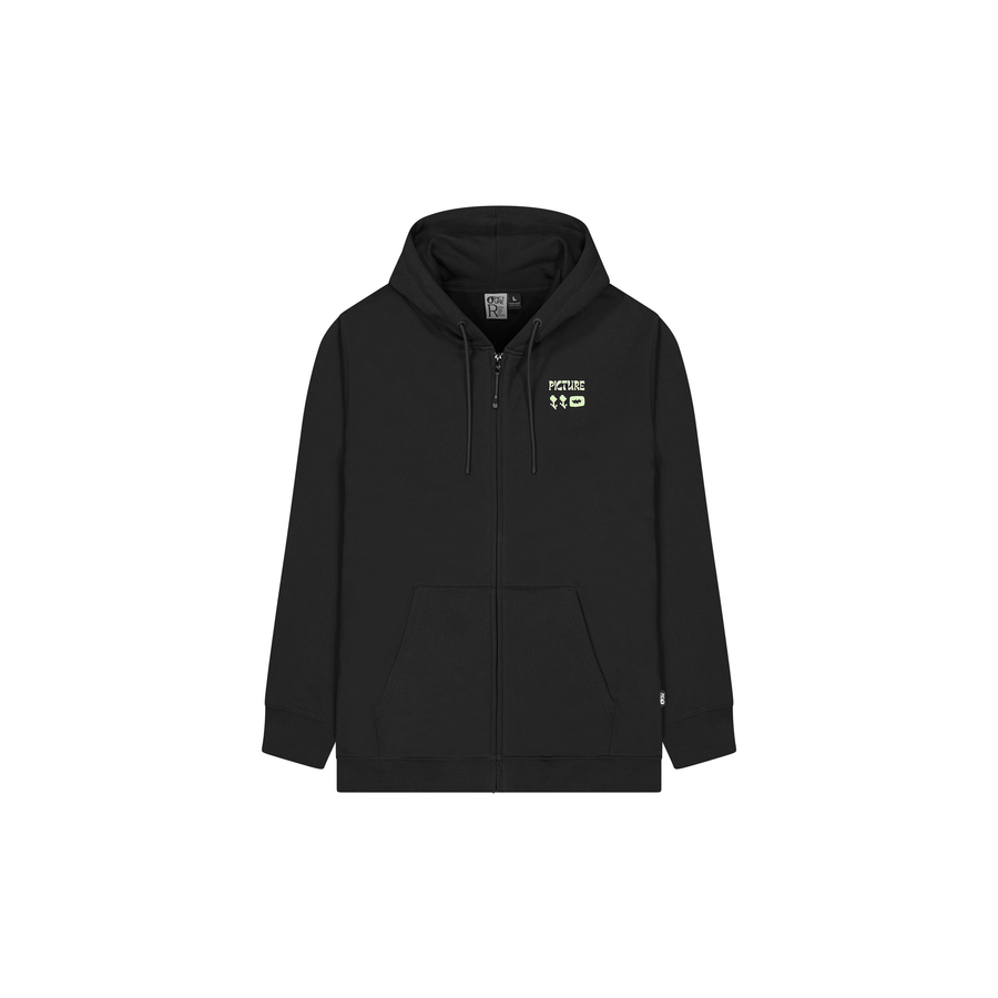 ENDAKO ZIP HOODIE __color:Black#15