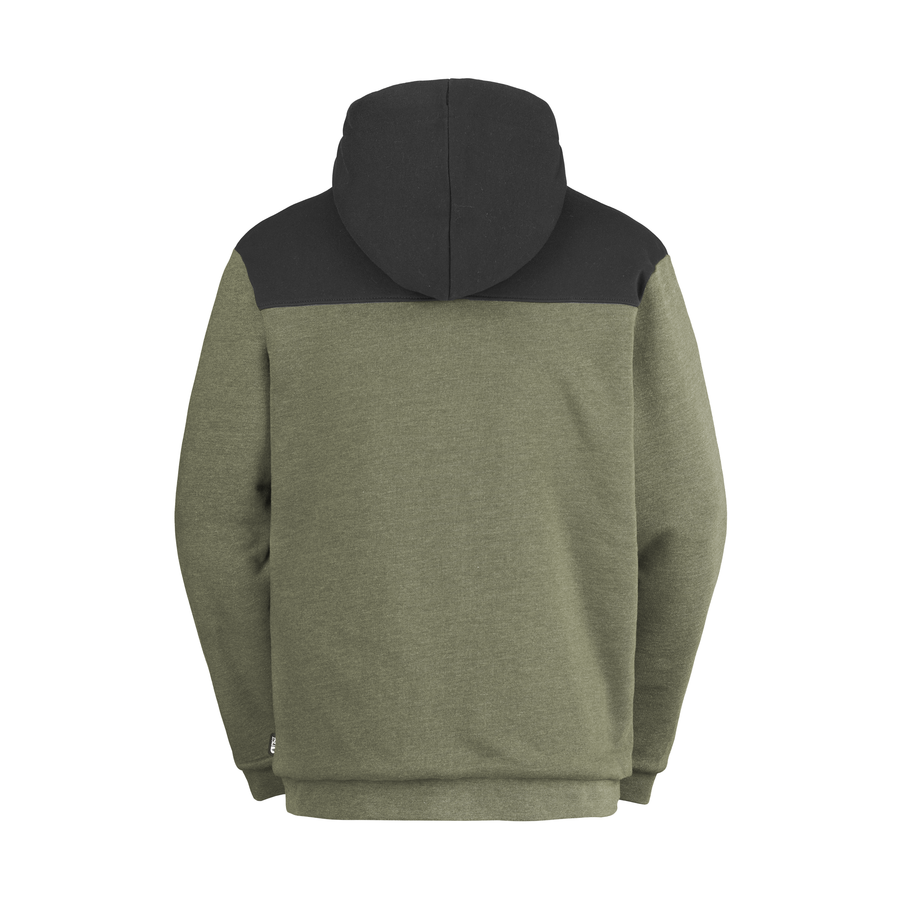 BASEMENT PLUSH ZIP HOODIE __color:Grape_Leaf_Melange#11