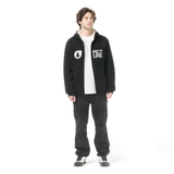 BASEMENT PLUSH ZIP HOODIE __color:Black#1