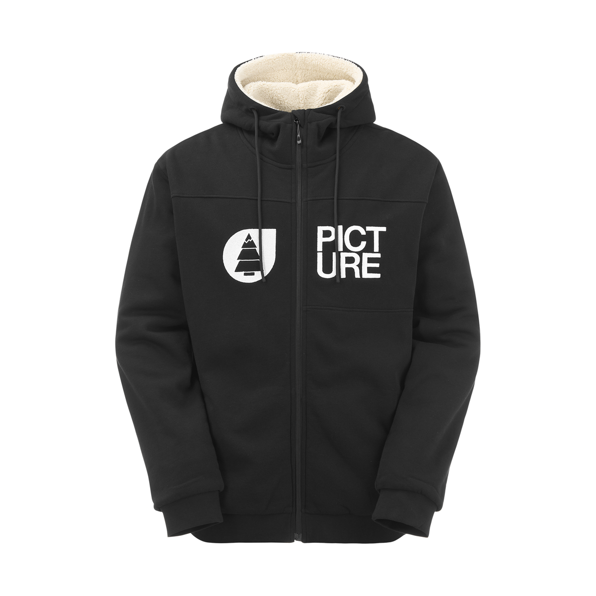 BASEMENT PLUSH ZIP HOODIE __color:Black#6