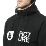 BASEMENT PLUSH ZIP HOODIE __color:Black#4