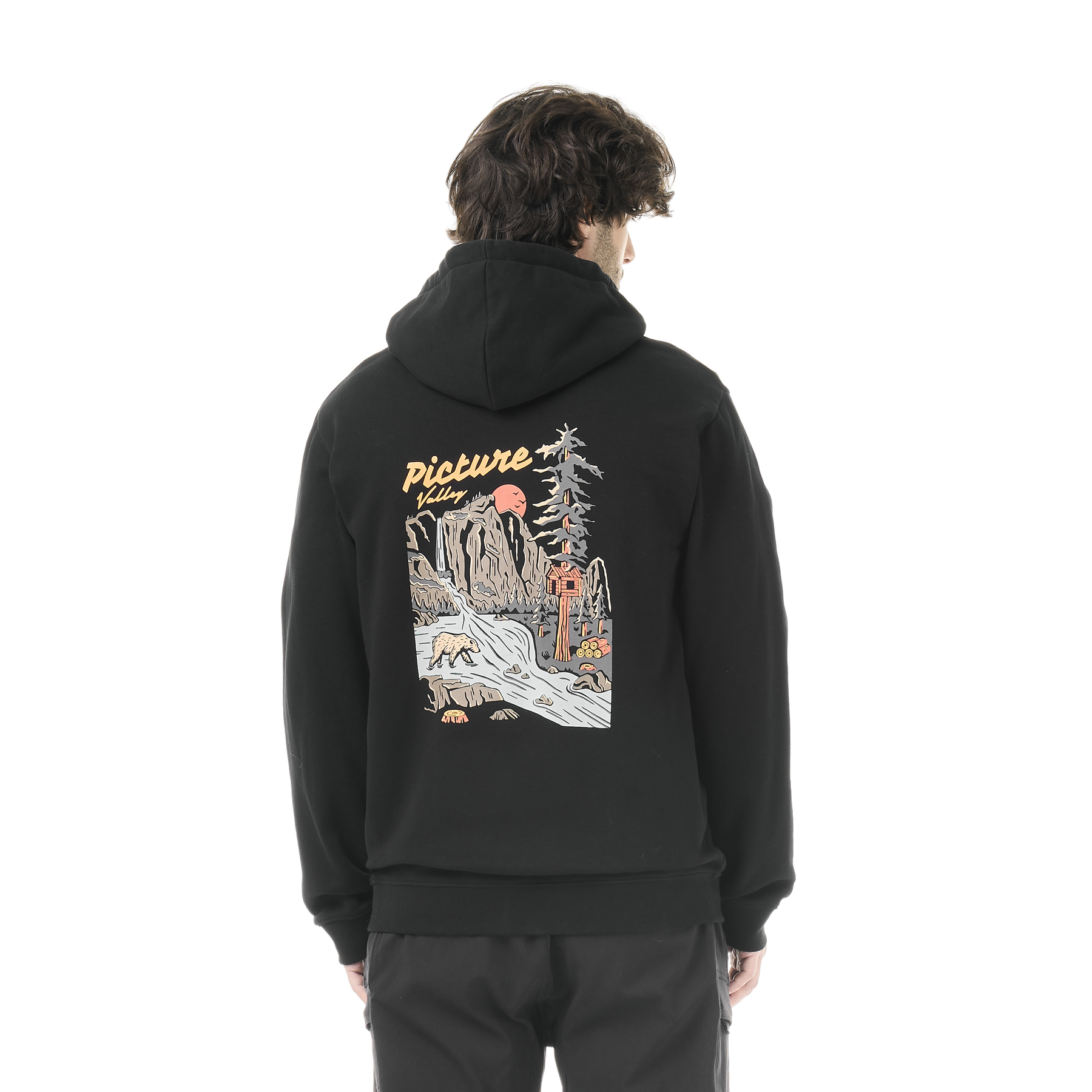 FORESKA ZIP HOODIE __color:Black#1
