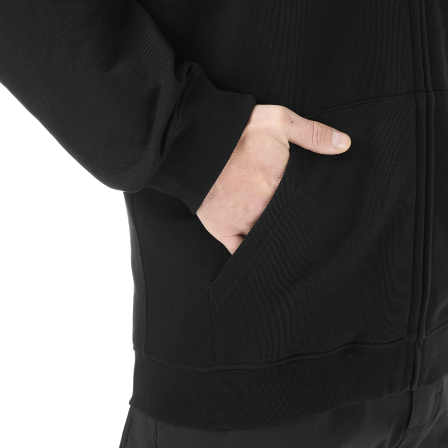 FORESKA ZIP HOODIE __color:Black#3