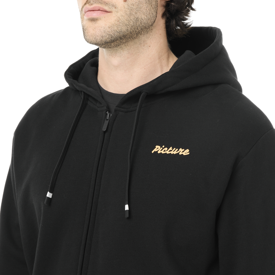 FORESKA ZIP HOODIE __color:Black#4