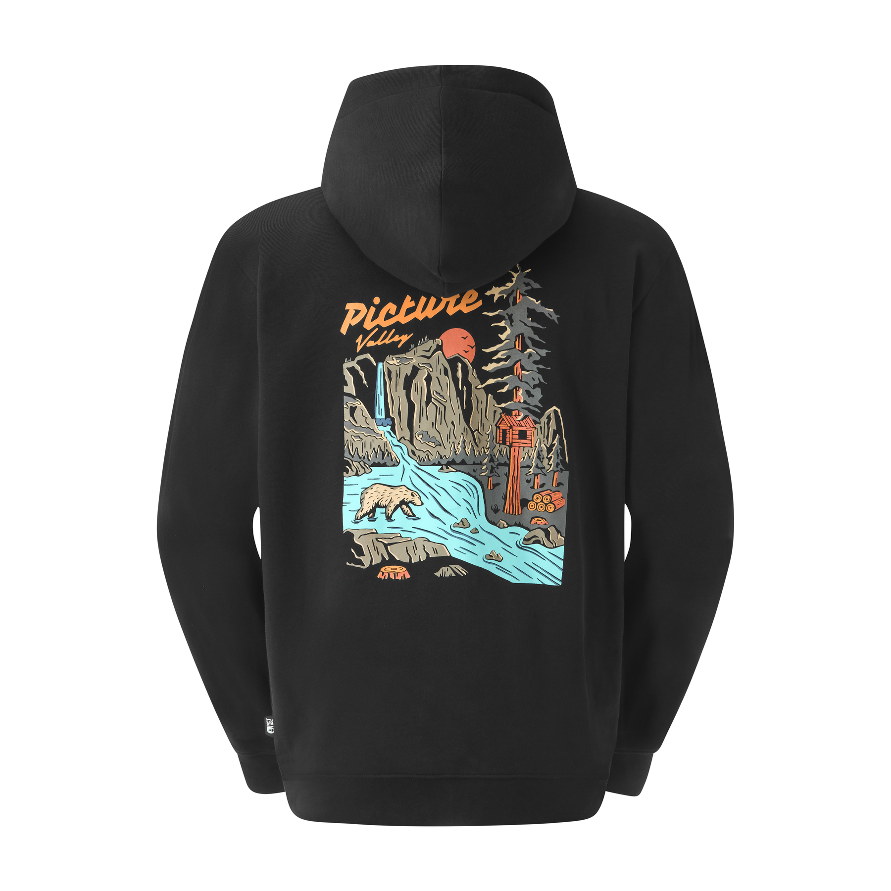 FORESKA ZIP HOODIE __color:Black#6