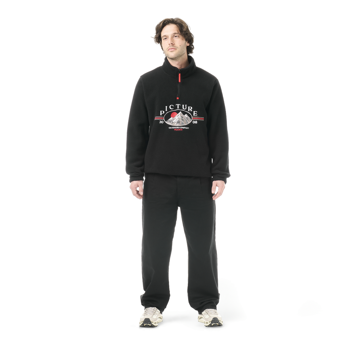 GAMVIK FLEECE CREW __color:Black#1