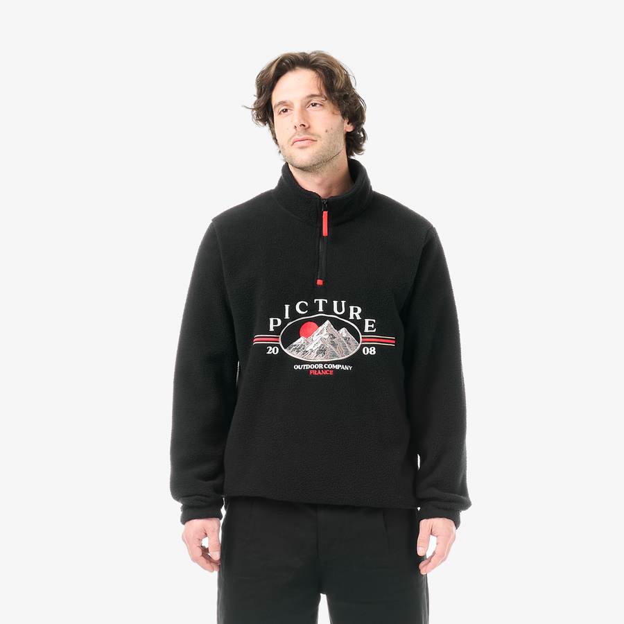 Polaire homme 1/4 zippée GAMVIK