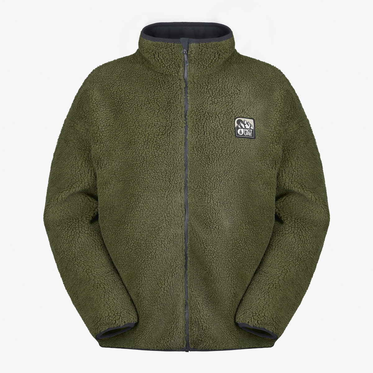 HAFDALS EMB ZIP FLEECE