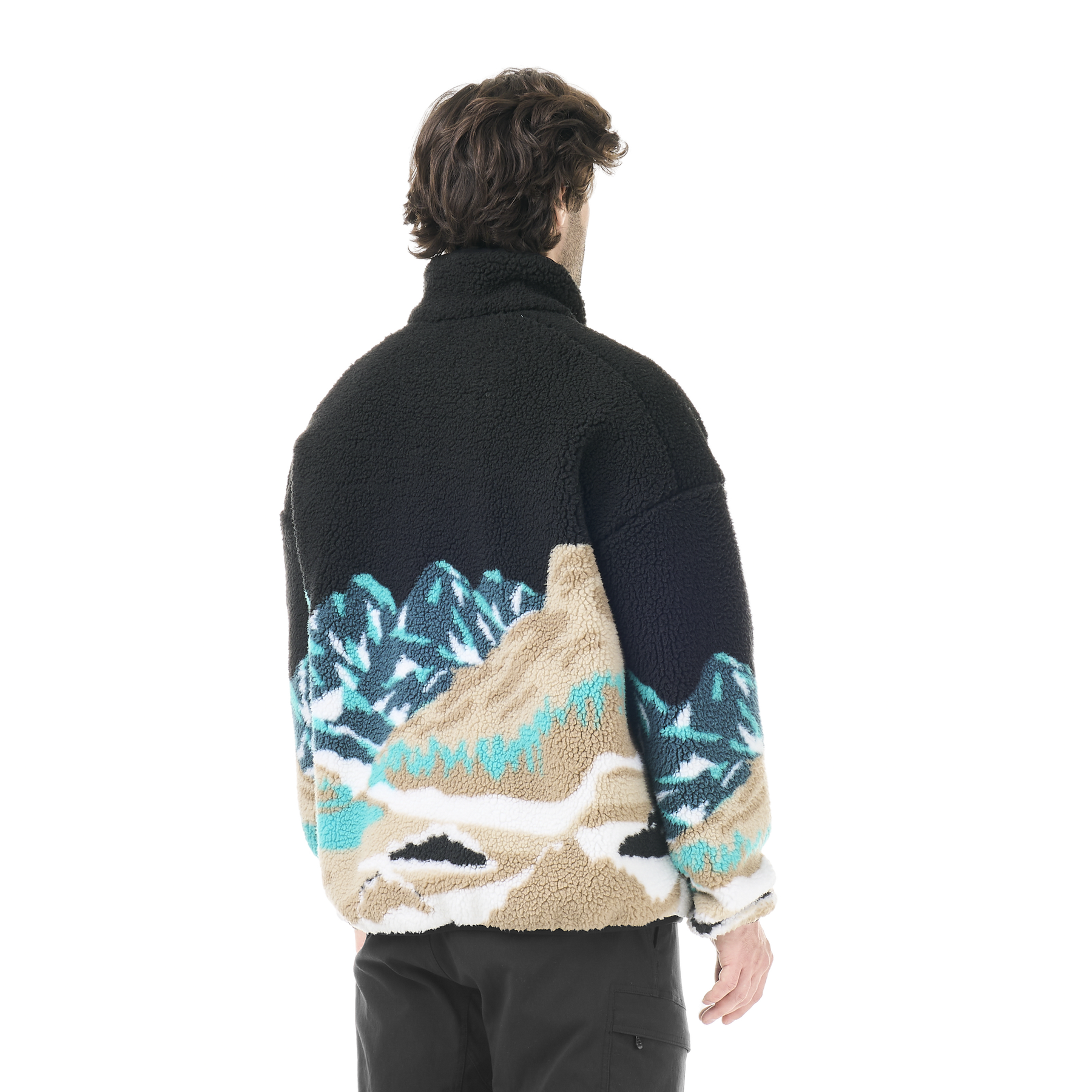 HAFDALS ZIP FLEECE __color:Pure_Cashmere#10