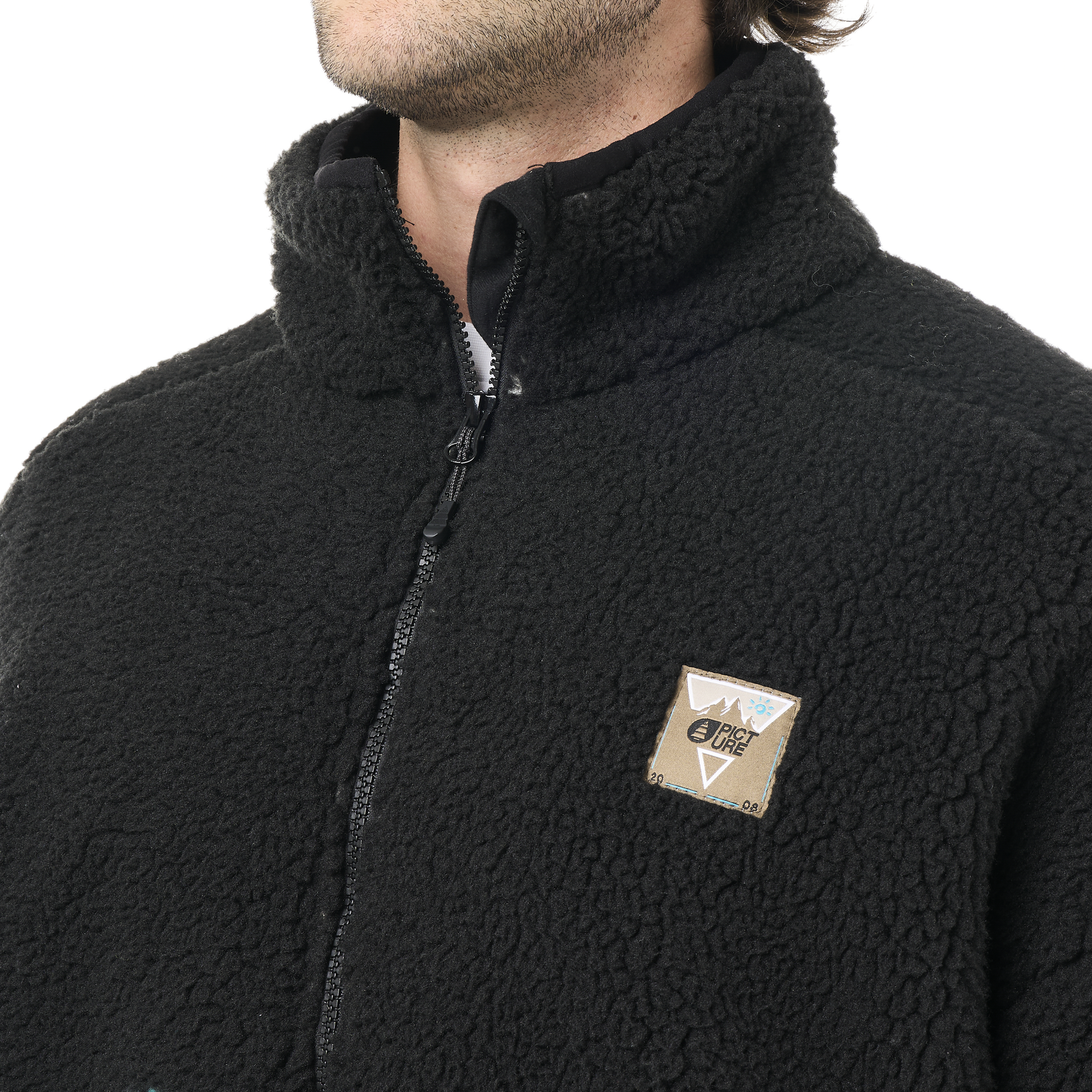 HAFDALS ZIP FLEECE __color:Pure_Cashmere#12