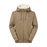 YINNI PLUSH ZIP HOODIE __color:Shitake#15
