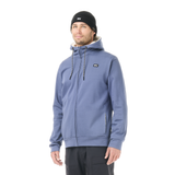 YINNI PLUSH ZIP HOODIE __color:Vintage_Indigo#18