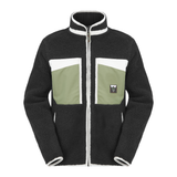PMBTON ZIP FLEECE __color:Black_/_Olivine#7
