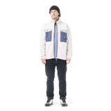 PMBTON ZIP FLEECE __color:Tofu_/_Vintage_Indigo#9