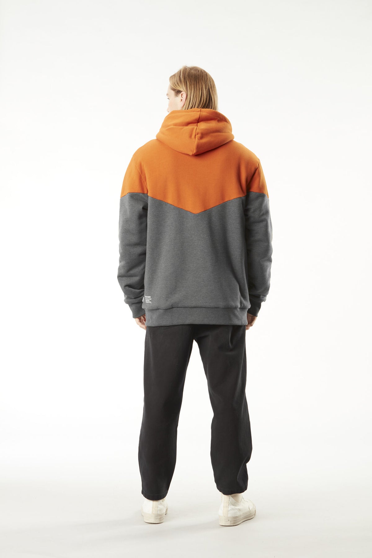 BASEMENT PLUSH ZIP HOODIE __color:Red_Clay_Dark_Grey#47