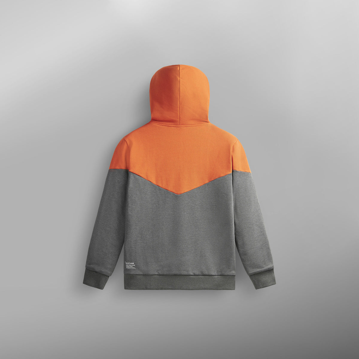 BASEMENT PLUSH ZIP HOODIE __color:Red_Clay_Dark_Grey#50