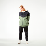 BASEMENT PLUSH ZIP HOODIE __color:Dark_Blue_Green_Spray#24