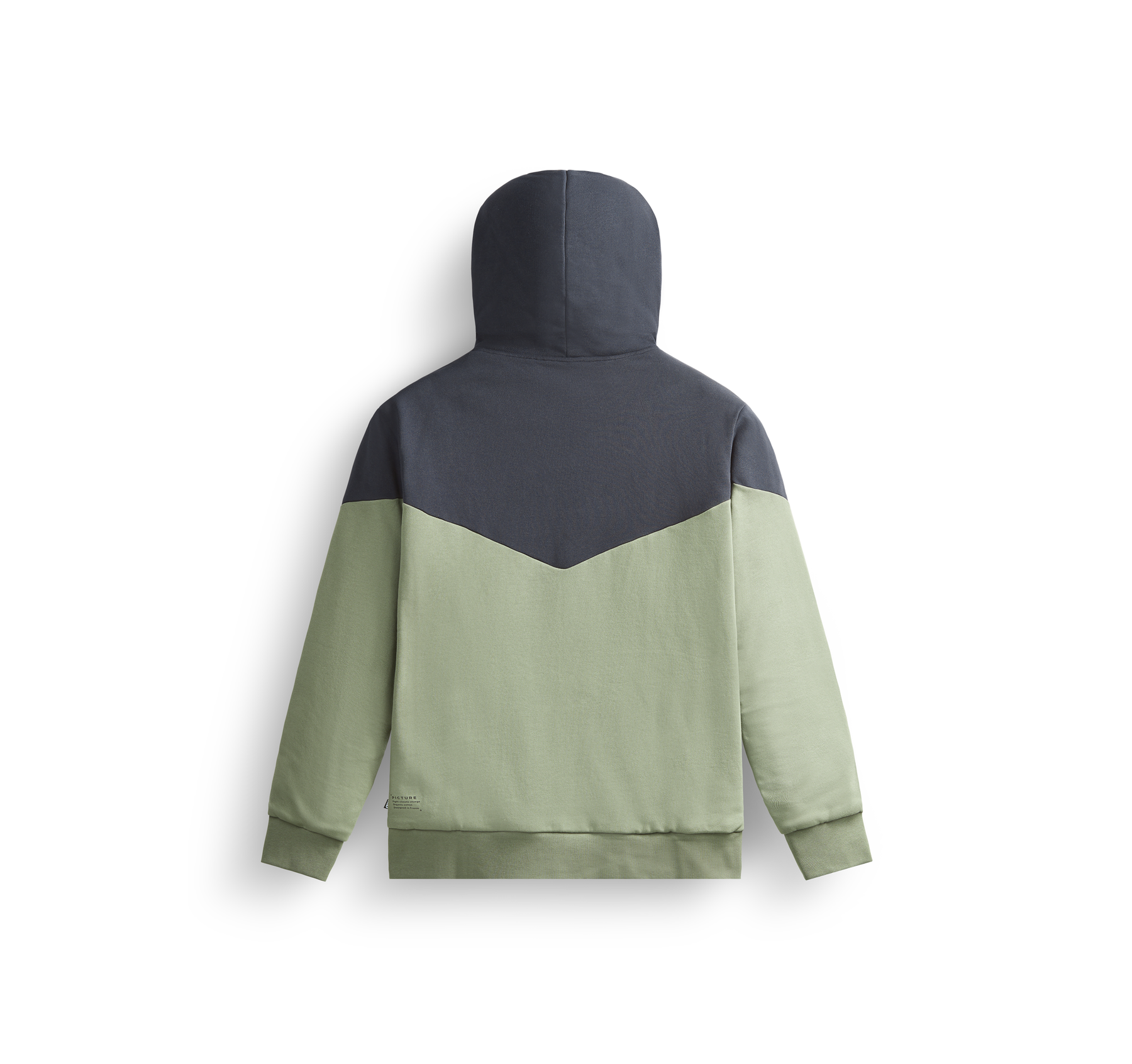 BASEMENT PLUSH ZIP HOODIE __color:Dark_Blue_Green_Spray#29