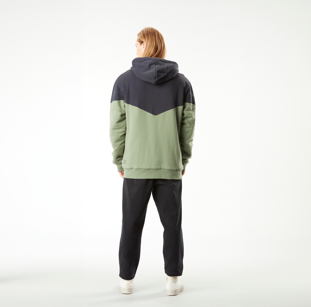 BASEMENT PLUSH ZIP HOODIE __color:Dark_Blue_Green_Spray#25