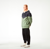 BASEMENT PLUSH ZIP HOODIE __color:Dark_Blue_Green_Spray#26