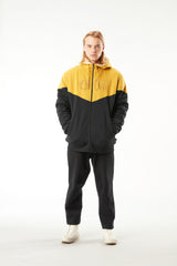 BASEMENT PLUSH ZIP HOODIE __color:Chai_Tea_Black#17