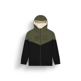 BASEMENT PLUSH ZIP HOODIE __color:Tobacco_Black#56