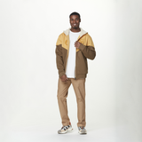 BASEMENT PLUSH ZIP HOODIE __color:Oak_Buff_Bison#40